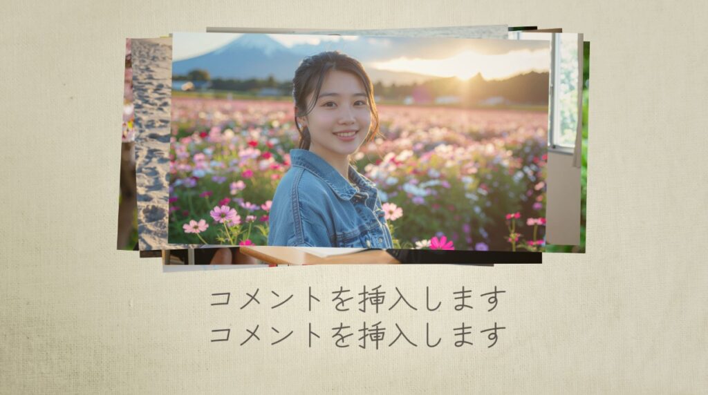 コマ撮り風プロフィールムービー – komadori